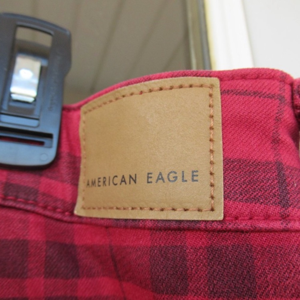 American Eagle next level stretch high rise plaid Jegging Plus size 24 - Picture 11 of 14